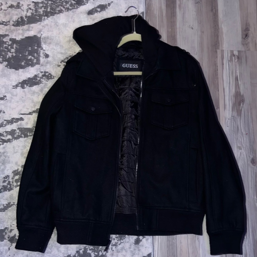 Black Guess Shacket - Picture 3 of 5
